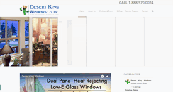 Desktop Screenshot of desertkingwindows.com