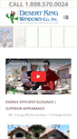 Mobile Screenshot of desertkingwindows.com